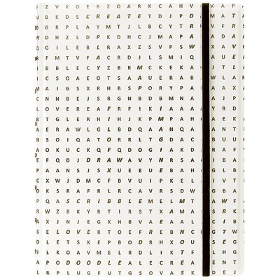 Filofax Notebook Impressions A5 Fekete-fehér