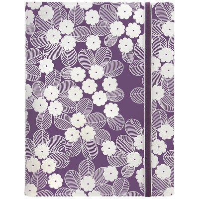 Filofax Notebook Impressions A5 Lila-fehér