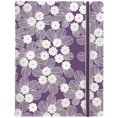 Filofax Notebook Impressions A5 Lila-fehér