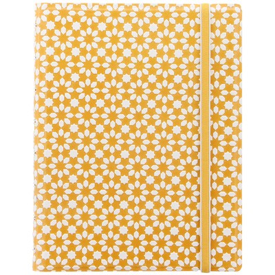 Filofax Notebook Impressions A5 Sárga-fehér