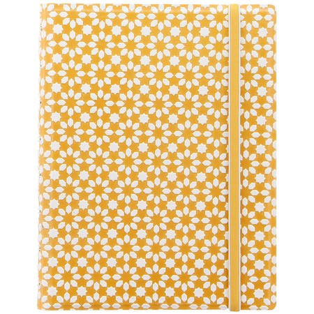 Filofax Notebook Impressions A5 Sárga-fehér