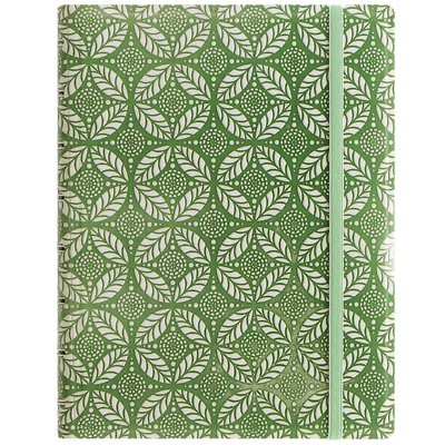 Filofax Notebook Impressions A5 Zöld-fehér