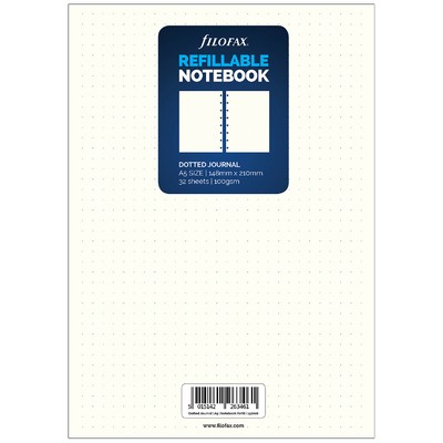 Filofax Notebook Jegyzetlap Bullet (pont) A5 Fehér