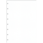Filofax Notebook Jegyzetlap Bullet (pont) A5 Fehér