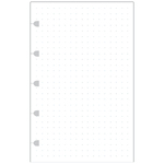 Filofax Notebook Jegyzetlap Bullet (pont) Pocket Fehér