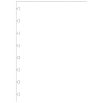Filofax Notebook Jegyzetlap Üres A5 Fehér