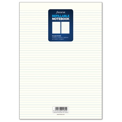Filofax Notebook Jegyzetlap Vonalas A4 Fehér
