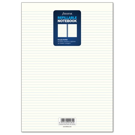 Filofax Notebook Jegyzetlap Vonalas A4 Fehér