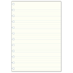Filofax Notebook Jegyzetlap Vonalas A4 Fehér
