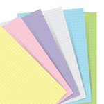 Filofax Notebook Jegyzetlapok Négyzethálós A5 Pasztel vegyes