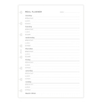 Filofax Notebook Lifestyle tervező Étkezés A5 Minimal Fehér Filofax Notebook Lifestyle tervező Étkezés A5 Minimal Fehér