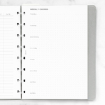 Filofax Notebook Lifestyle tervező Háztartás A5 Minimal Fehér Filofax Notebook Lifestyle tervező Háztartás A5 Minimal Fehér
