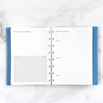 Filofax Notebook Lifestyle tervező Projekt / Cél management A5 Minimal Fehér