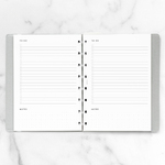 Filofax Notebook Lifestyle tervező Tennivalók lista A5 Minimal fehér Filofax Notebook Lifestyle tervező Tennivalók lista A5 Minimal fehér