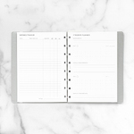 Filofax Notebook Lifestyle tervező Utazás A5 Minimal Fehér Filofax Notebook Lifestyle tervező Utazás A5 Minimal Fehér