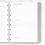 Filofax Notebook Lifestyle tervező Utazás A5 Minimal Fehér Filofax Notebook Lifestyle tervező Utazás A5 Minimal Fehér
