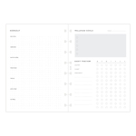 Filofax Notebook Lifestyle tervező Wellness A5 Minimal Fehér Filofax Notebook Lifestyle tervező Wellness A5 Minimal Fehér