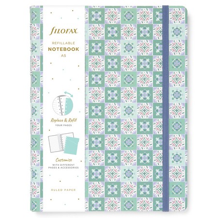 Filofax Notebook Mediterranean A5 menta