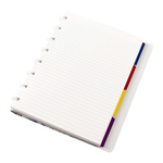 Filofax Notebook Patterns Indigo Floral A5