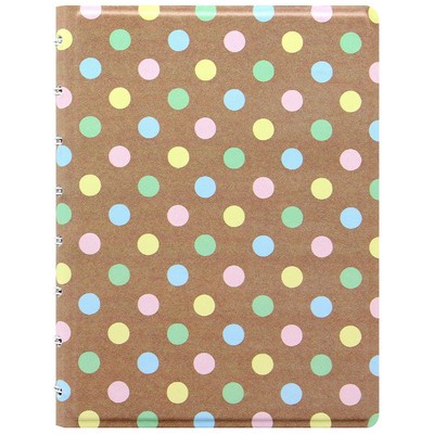 Filofax Notebook Patterns Pastel Spots A5