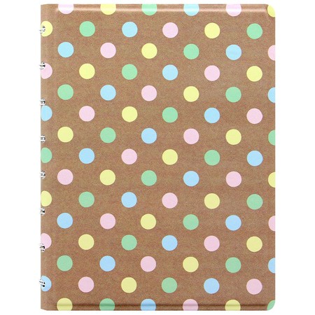Filofax Notebook Patterns Pastel Spots A5