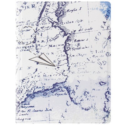 Filofax Notebook Patterns Retro Map A5