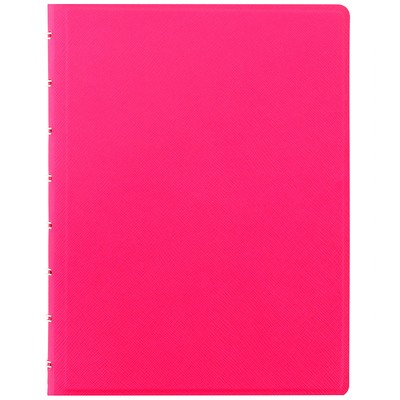 Filofax Notebook Saffiano Fluoro A5 Pink