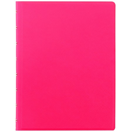 Filofax Notebook Saffiano Fluoro A5 Pink
