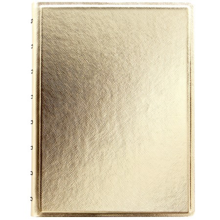 Filofax Notebook Saffiano Metallic A5 Arany