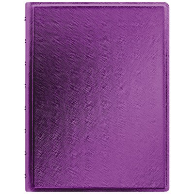 Filofax Notebook Saffiano Metallic A5 Lila