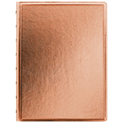 Filofax Notebook Saffiano Metallic A5 Rózsaarany