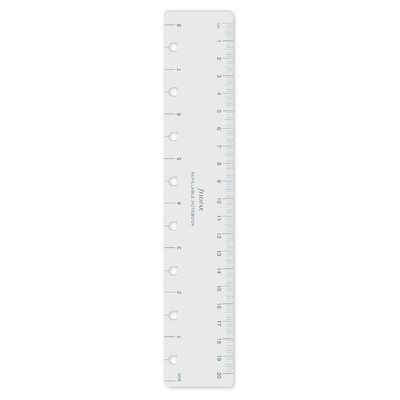 Filofax Notebook Vonalzó / oldal jelölő A5 Átlátszó