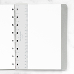 Filofax Notebook Vonalzó / oldal jelölő A5 Átlátszó Filofax Notebook Vonalzó / oldal jelölő A5 Átlátszó