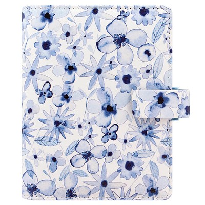 Filofax Patterns Indigo Floral Pocket