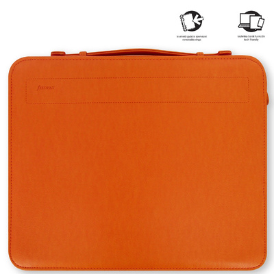 Filofax Pennybridge Mappa A4 Zip Fogantyúval Narancs