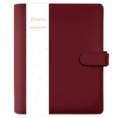 Filofax Saffiano A5 Bordó Modular