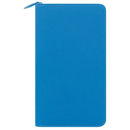 Filofax Saffiano Fluoro Personal Compact Zip Kék