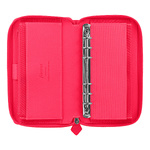 Filofax Saffiano Fluoro Personal Compact Zip Pink Modular
