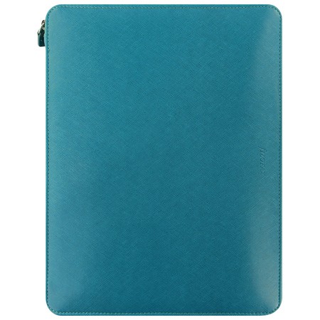 Filofax Saffiano mappa A4 Zip Aquamarine
