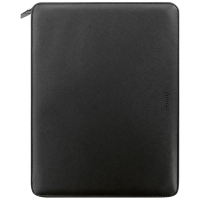 Filofax Saffiano mappa A4 Zip Fekete