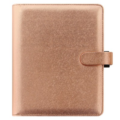 Filofax Saffiano Metallic A5 Rózsaarany