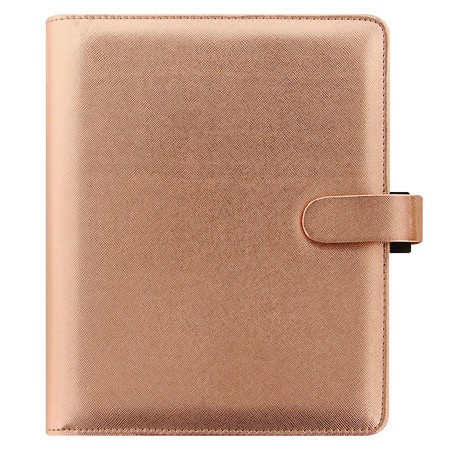 Filofax Saffiano Metallic A5 Rózsaarany