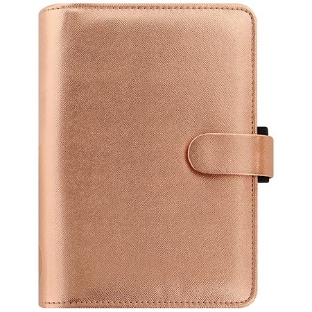 Filofax Saffiano Metallic Personal Rózsaarany