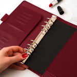 Filofax Saffiano Personal Bordó Modular Filofax Saffiano Personal Bordó Modular