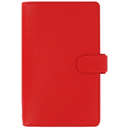 Filofax Saffiano Personal Compact Piros