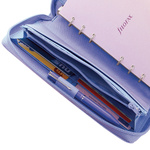 Filofax Saffiano Personal Compact Zip Égkék Modular
