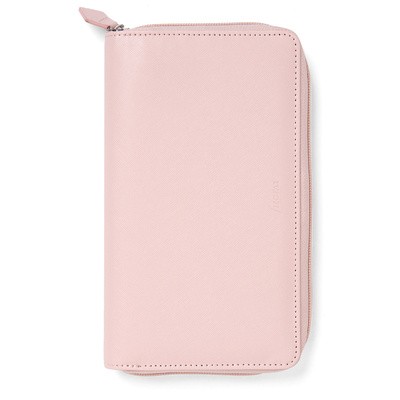 Filofax Saffiano Personal Compact Zip Halvány rózsaszín Modular