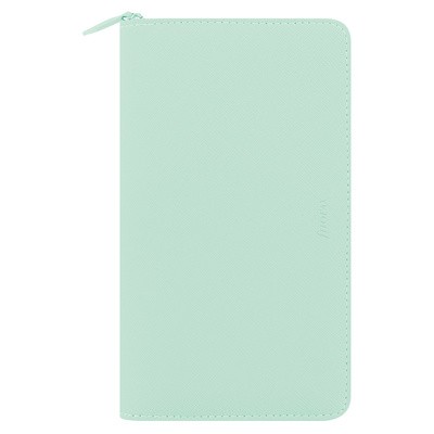Filofax Saffiano Personal Compact Zip Menta Modular