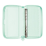 Filofax Saffiano Personal Compact Zip Menta Modular
