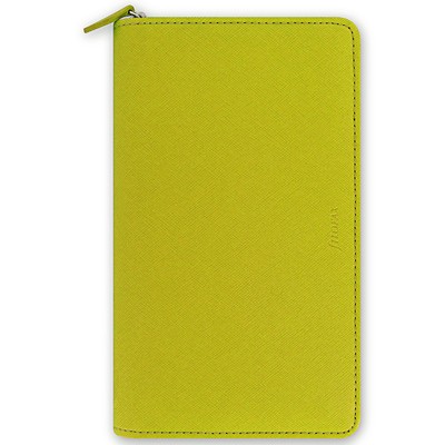 Filofax Saffiano Personal Compact Zip Zöld